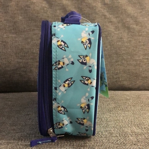 Moose Bluey Kids Lunch Box Lunch Bag Blue - Picture 8 of 16